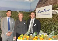 Wouter Anderweg, Karin Sluiter en Julian Arnts van AgroFair
