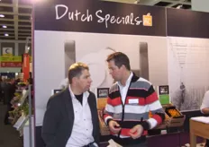 Specialty-telers bij de Dutch Specials: Gerard Koolen (Viva Veggies) en Jos van Mil (Tommies)