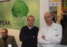Jan van der Mey heeft het voor elkaar gekregen dat Kees van den Bosch reclame maakt voor Peakfresh in de stand van Freeland.