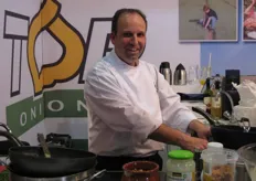 Chefkok Olivier van der Staal maakte weer culinaire hoogstandjes voor de klanten van TOP Onions