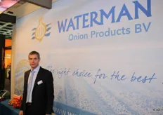 Wim Waterman van Waterman Onions debuteerde met een stand in Berlijn