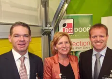Jan van Kessel, Nicole van Kessel en Leon Hooghart van BG Door