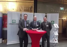 Adres Verweij, Jan Schreuder en Theo Feenstra van Vereinigte Hagel.