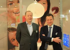 Commercieel directeur Christian Gustin en directeur Filip Lowette van de Belgische Fruitveiling