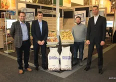 Het team van Bart's Potato Company. V.l.n.r: Bart Lamaire, Thomas Leterme, Javier Fernandez en Jurgen Duthoo
