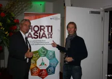 Gerhard Leeuwenburgh (VNU Exhibitions Asia Pacific) en Pieter Jan Robbemont (Geerlofs).