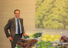 Dominiek Keersebilck, commercieel directeur van de REO Veiling, bij de groenten