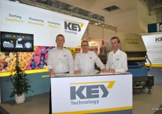 Karel Van Velthoven, Joop Tegels en Tillmann Spies van Key Technology.