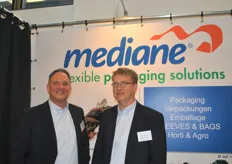 Robert van der Laan van Mediane en Erik Vermeijden van Crea-Tech.
