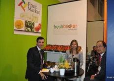 Eryvan Leal Pires, Nelly Chaves en Suemi Koshyama van Fruitmarket.