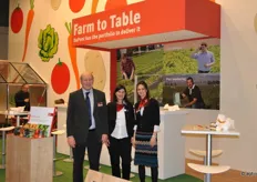 Andrew Selley, Petra Selzer en Carolina Berti van DuPont Crop Protection