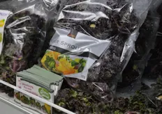 Een zak vol Flower Sprouts, gewicht: 250 gram.