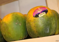 de Aurora: de pitloze papaja van Aviv, die de Fruit Logistica Innovation Award 2015 heeft gewonnen
