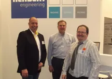Mark Verschuren, Adrian Head en Glen Burt van Herbert Engineering.