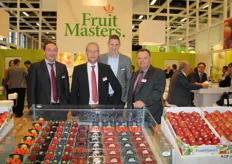 Ronald van den Berg (Fruit Masters Duitsland), Kees den Boer, Mark de Deugd en Hans Sengers