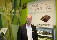 Robin Bartels van Tozer Seeds. De Flower Sprout wordt met name in Duitsland erg goed verkocht