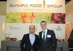 Diego Romero en Lennart van den Heuvel van de Olympic Food Group. Diego werkt voor Combifrut S.A.