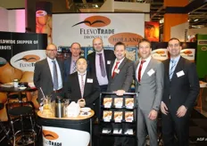 Het team van Flevo Trade compleet met Willy Becker, Jacco van Liere, Cees Smits, Piet van Liere, Ronald Velthuis, Paul van den Berg en Jacob van der Heijden.