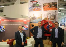 Joan van Burg, Arie Verhoef en Rene de Koster van Burg Machinefabriek