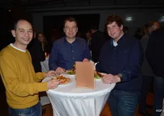 Javian Alvarez van Rabobank, Matthieu Opdam van Goesten & Opdam en Wouter van Hees van Fruitbedrijf de Woerd