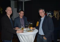 Rene Vriend en Olav Kavelaars van Coforta en Gerard Pronk van M.J. Pronk