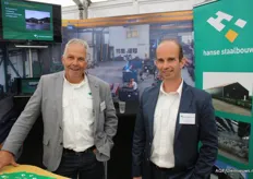 Johan Flikweert en Piet Knop van Hanse Staalbouw