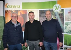 Arjan van Ramshorst van Van Liere op bezoek bij Theo Driessen en André Boot van Hazera