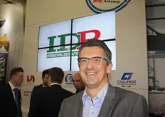 Luc Adriaensen van IDP. Logistiek dienstverlener International Distribution Partners is ruim 15 jaar actief bij de haven van Antwerpen.