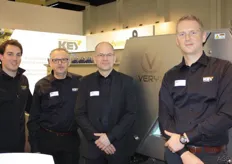 Een deel van het team van Key Technology. Rechts Karel van Velthoven, marketing manager.