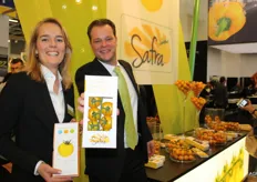 Saskia van Daalen en Chris Groot voelen zich wel happy in het geel