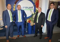 Het team van Fruit Conneqt met Erik Goedvolk, Jacco van Paaschen, Eljo Nienhuis en Matthijs Nijhoff