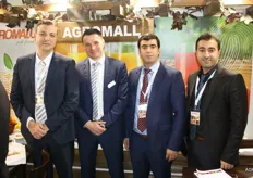 Ook Agromall/RF Import Export was als standhouder present: Frans Schwiebbe, Michael Drwota (Frankort), Rahmi en Ruhi Ayyildiz