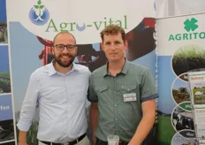 Gjalt Jan Feersma en Christian Bondt van Agro-Vital/Agriton