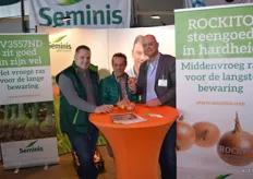 Bas Bouhuyzen, Dirk Gillis en Mees de Lom van Seminis Monsanto.