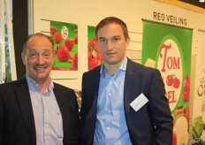 Marc Van Vooren (Iltom) en Niek Finaut van de REO Veiling.