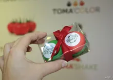 Speciaal voor de klanten waren er macarons met een tomatensmaak ontworpen.