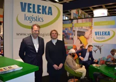 Marien Koene en Marja Pierik van Veleka Logistics. Veleka is logistiek dienstverlener. In april gaat de vestiging in Poeldijk met gekoelde warehousing open. Deze vestiging richt zich op de logistieke afhandeling van kruiden die vanuit de hele wereld door diverse leveranciers worden aangevoerd