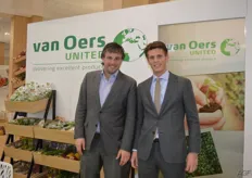 Peter Molendijk en Rene de Weerdt en Peter Molendijk van Van Oers united. Van Oers heeft eigen productie in Marokko en Senegal maar ook Hollandse vollegrondsgroenten zijn een veel geleverd product.
