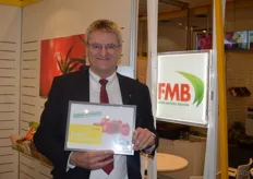 Erve Jooken is trots op het uitgereikte certificaat voor het Belgische bedrijf dat vanaf het eerste uur deelneemt aan Fruit Logistica Berlijn. Fruit Logistica bestaat inmiddels 25 jaar!