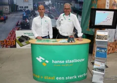 Piet Knop en Johan Flikweert van Hanse Staalbouw