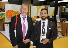 Piet Schotel van het CBI begeleidde een delegatie uit Jordanië. Hier met Abdulah Saleb Al Ghoul