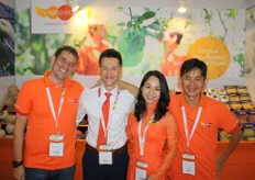 Siebe van Wijk, Jeroen Pasman, Truong Nguyen Viet Phuong en Nguyen Van Dung van The Fruit Republic uit Vietnam