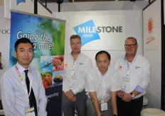 Ray Lau, Juri Palandt, Kim Tam en Co van Es van Milestone Fresh. Vorige week startte het bedrijf een vestiging in Thailand, na Costa Rica, Honduras en Guatemala.