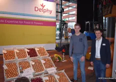 Piet-Jan van der Eijk (winnaar bewaarui 2018) samen met Marc Versprille van Delphy.