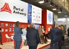 De gezamenlijke stand van Port of Antwerp.