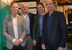 Jan-Willem Tolhoek van Veiling Zaltbommel, Wim de Kleijn, Kees Kooijman van Verdi en Arthur Elsen van Veiling Zaltbommel.