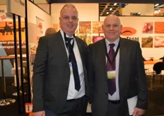 Niels Krijnen en collega Neville King van Direct Fruit Services.