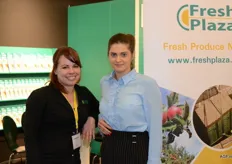 Collega Heather Wicks van Freshplaza met een Poolse exporteur