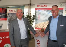 Johan Haarbosch en Wim van Eck van OK Gas