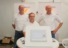 Team Ventri-techniek wordt afgeleid voor de foto: Peter Maljaars, Fred Schra en Jeroen van Kats